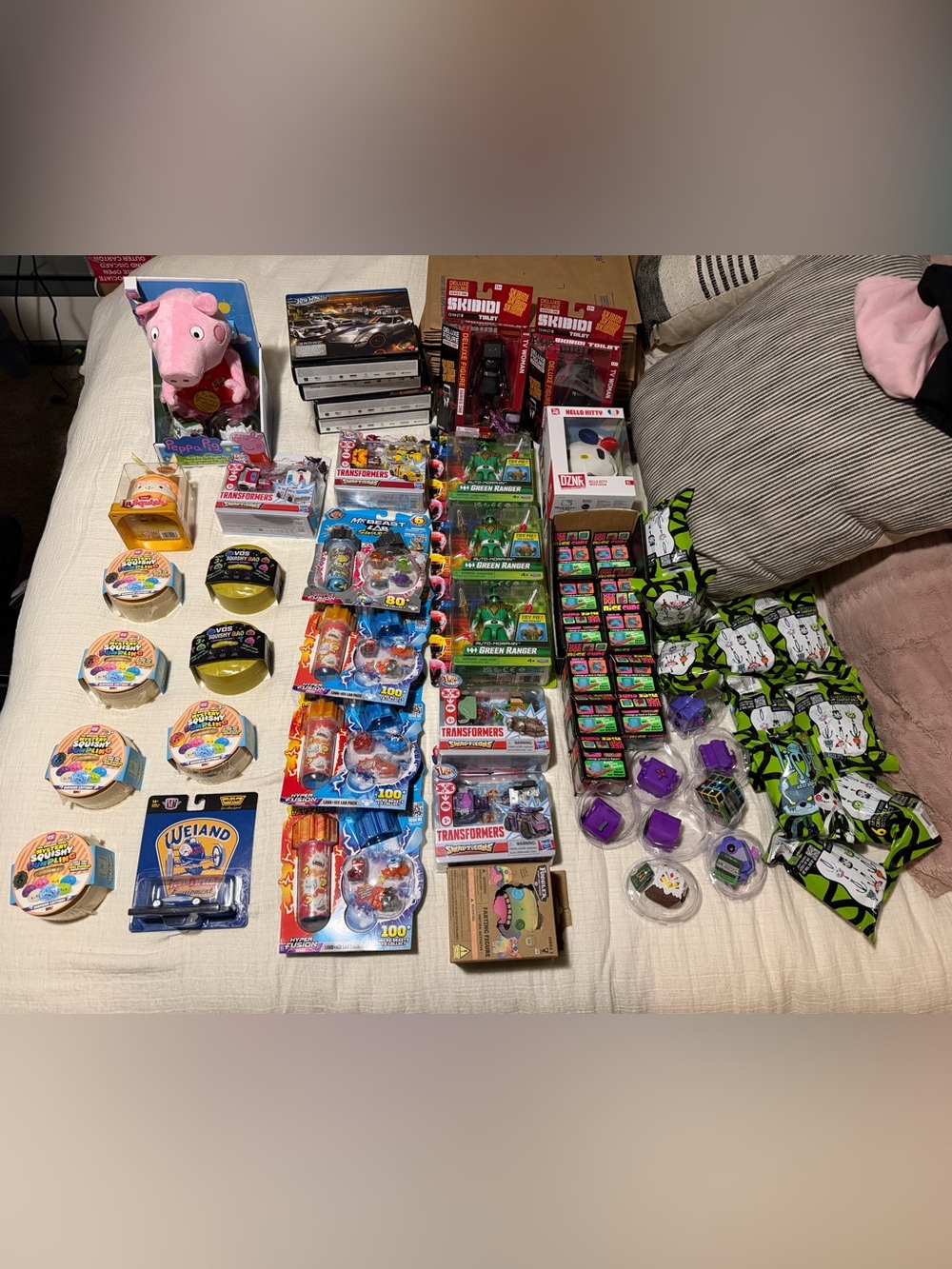 Toy & Collectible Cleanout | Squishies, Transformers, Hot Wheels, Hello Kitty &